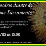 Santo Rosário diante do Santíssimo Sacramento